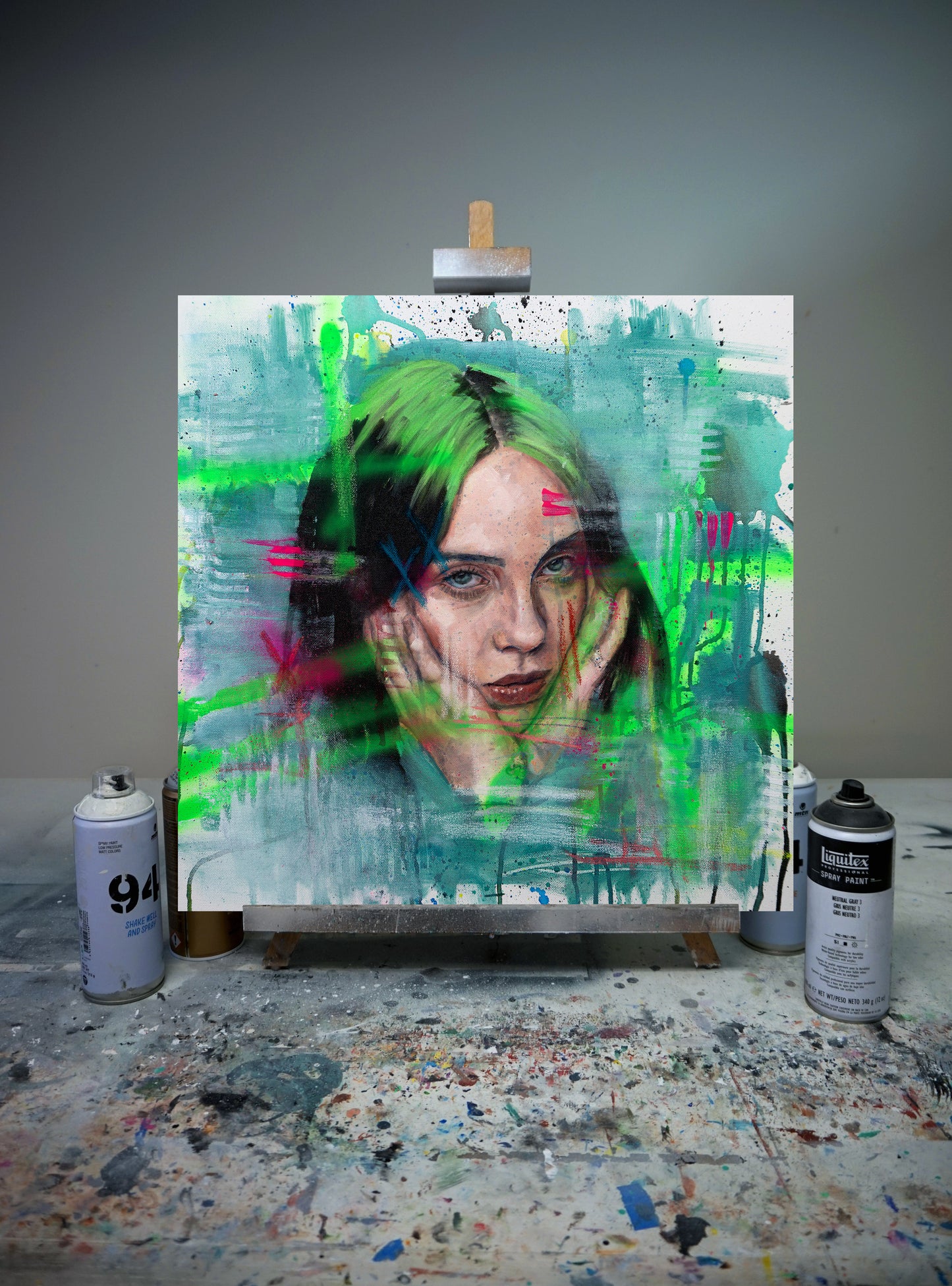 Billie Eilish | ORIGINAL Hand Oil Painting