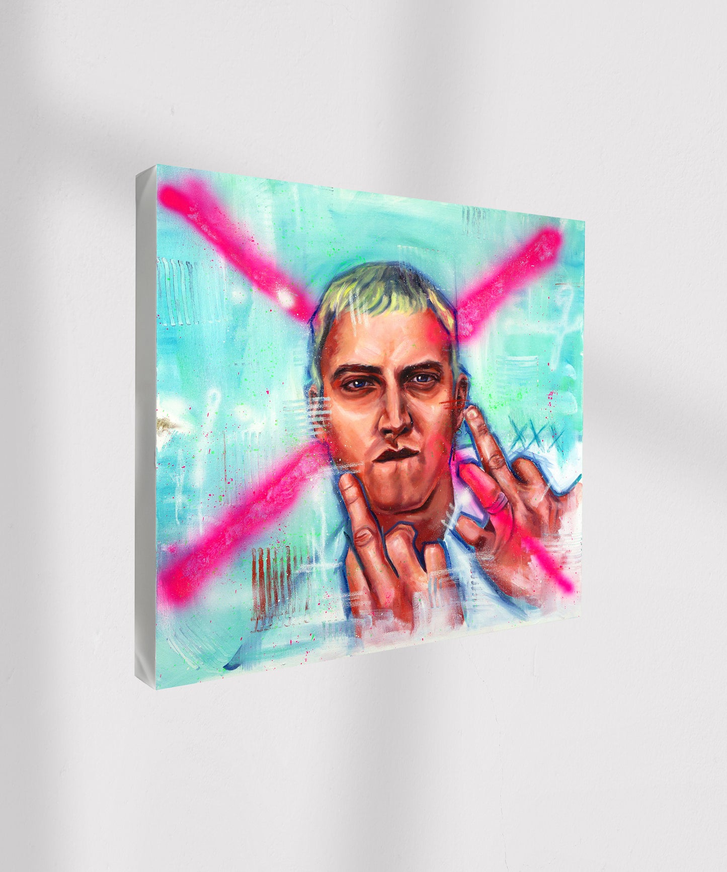 Eminem Original Oil Painting