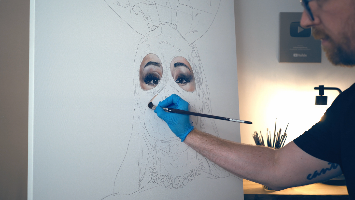 Ariana Grande ORIGINAL Oil Painting