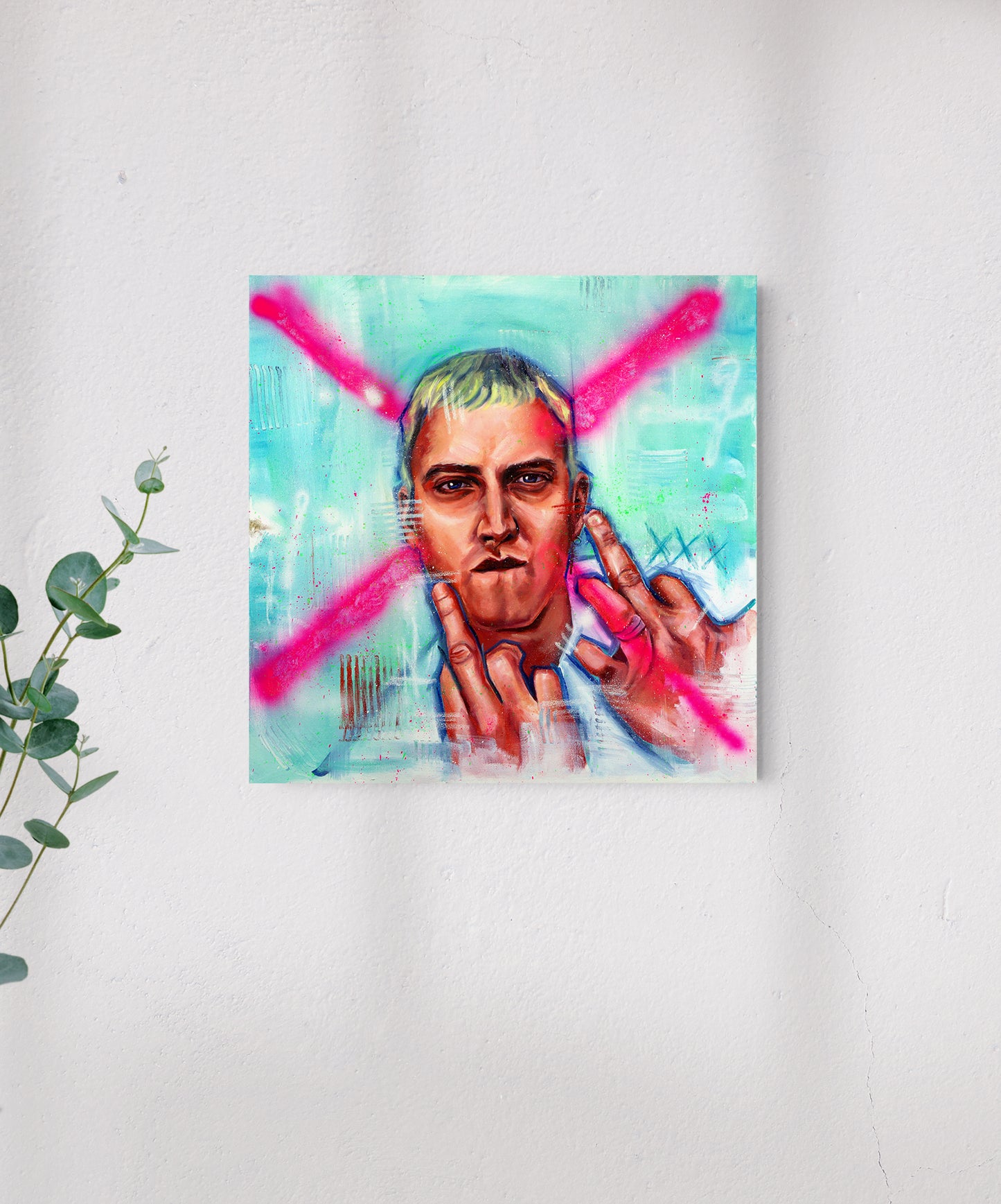 Eminem Original Oil Painting