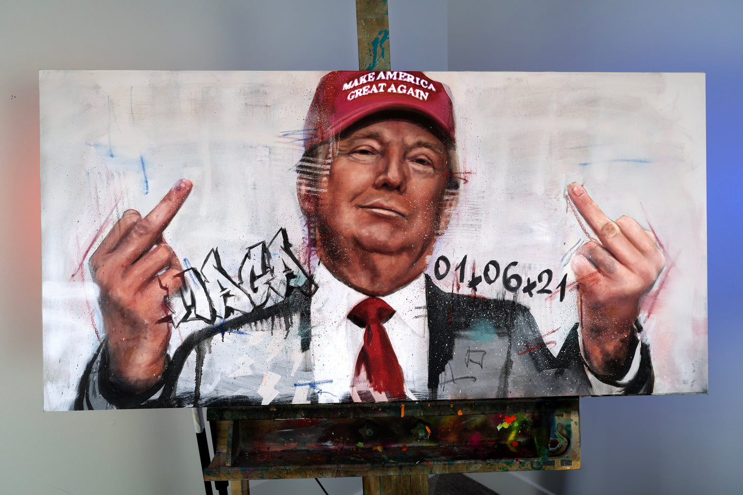 Donald Trump ORIGINAL Oil Painting